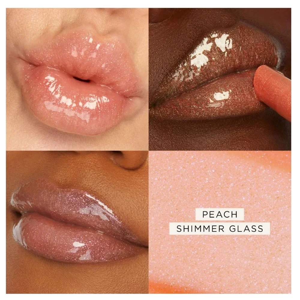 TARTE Peach Shimmer Glass Marajuca Juicy Lip Plump NIB